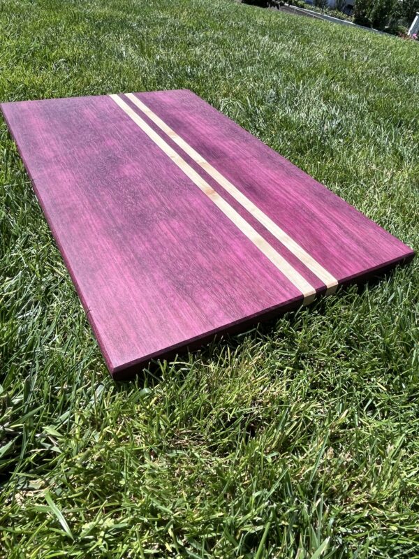 Planche en amarante du Brésil et érable du Canada – Image 2